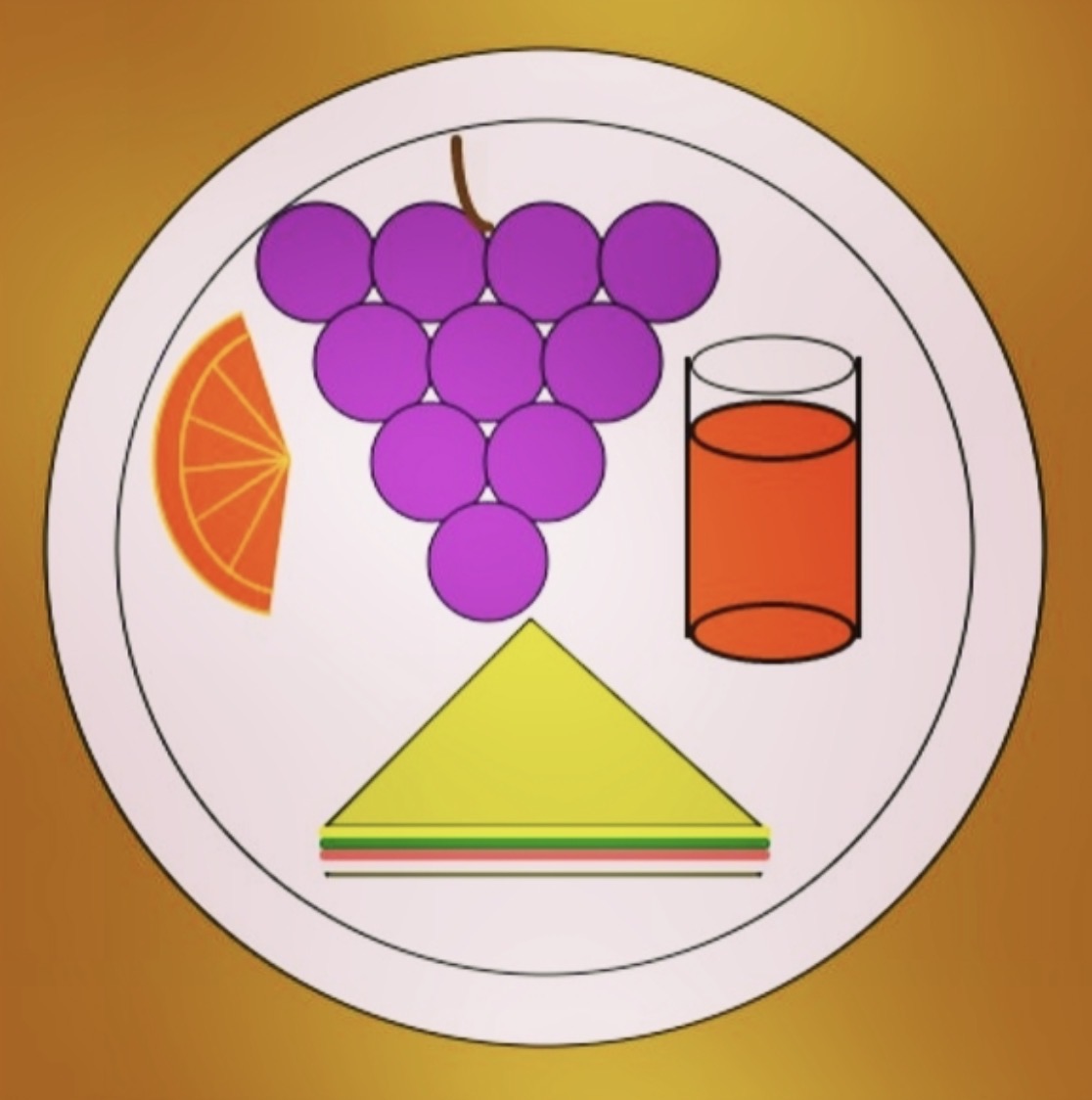 Fruit plate animation scene